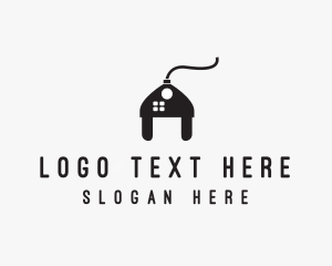 Plug In - Electrical Plug House logo design