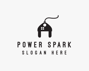 Electricity - Electrical Plug House logo design