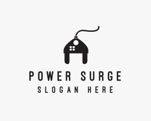 Electricity - Electrical Plug House logo design