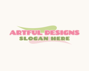 Cute Pastel Paint Business logo design