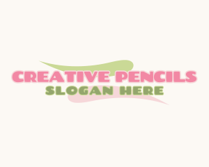 Cute Pastel Paint Business logo design