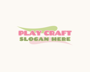 Cute Pastel Paint Business logo design