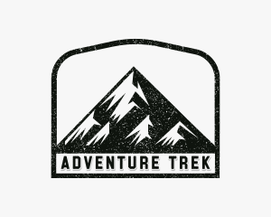 Trekking - Mountain Trekking Peak logo design