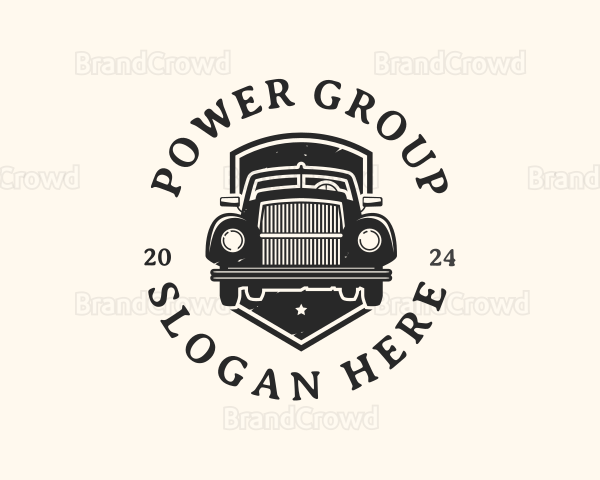Classic Vehicle Car Garage Logo