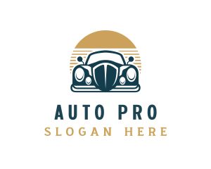 Auto - Retro Auto Vehicle logo design