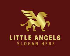 Luxe - Luxe Golden Griffin logo design