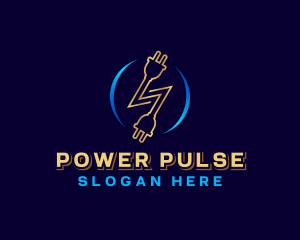 Volt - Electric Plug Volt logo design