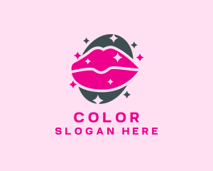 Sparkling Pink Lips Logo