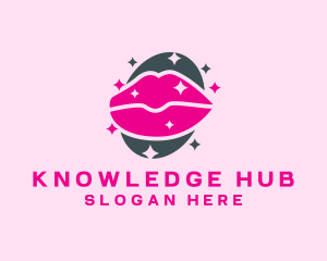 Sparkling Pink Lips Logo