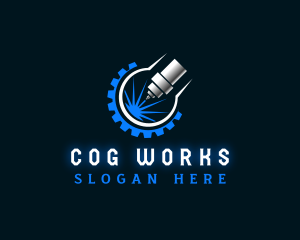 Laser Cog Fabrication logo design