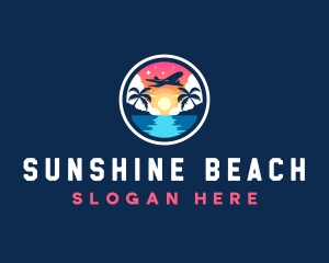 Summer - Summer Airplane Vacation logo design
