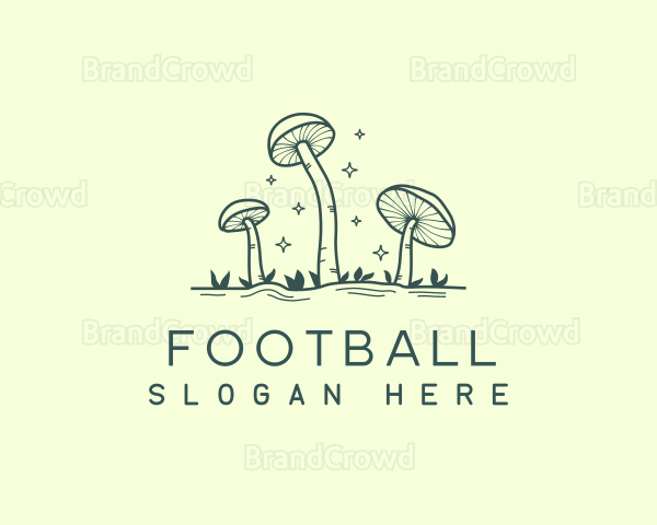 Edible Garden Mushroom Logo
