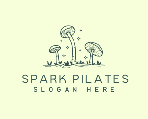 Crafter - Edible Garden Mushroom logo design