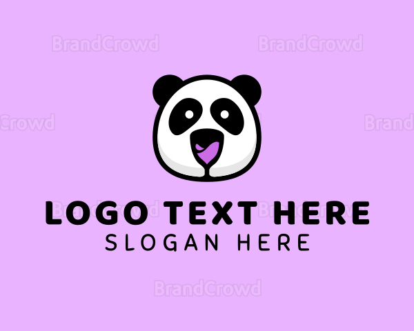 Wine Glass Panda Logo