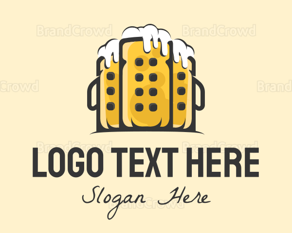 Beer Mug Buildings Logo