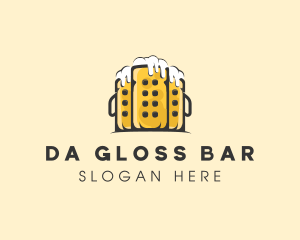 Beer Mug Buildings logo design