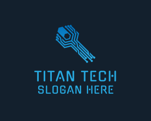 Tech Circuit Networking  logo design