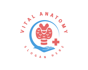 Anatomy - Medical Care Thyroid logo design