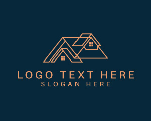 Roofing - Home Roof Realty logo design