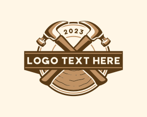 Tradesman - Hammer Timber Woodwork logo design