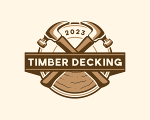 Hammer Timber Woodwork logo design