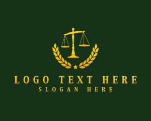 Scale - Legal Justice Scale logo design