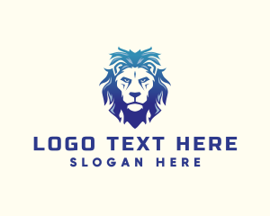 Animal Wild Lion logo design