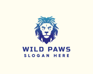 Animal Wild Lion logo design