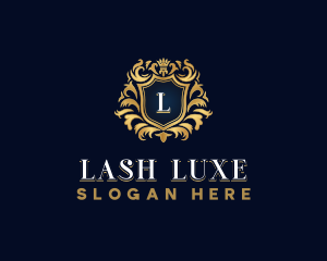 Luxury Crown Shield logo design