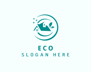 Clean Eco Housekeeping logo design