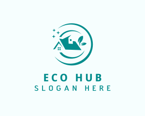 Clean Eco Housekeeping logo design