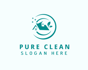 Clean Eco Housekeeping logo design