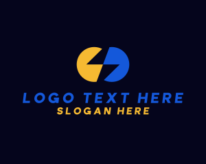 Corporate - Lightning Electricity Weather logo design