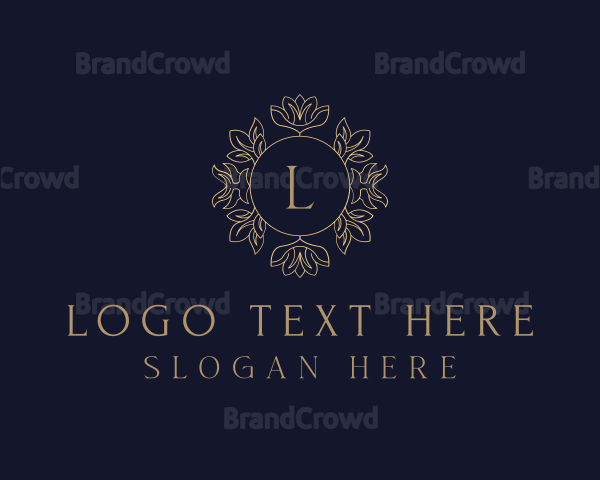 Flower Wedding Planner Logo