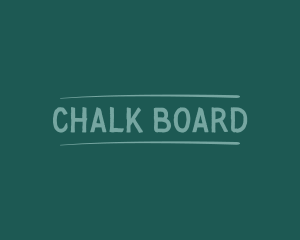 Hipster Chalkboard Handwritten logo design