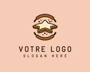 Pastry Star Biscuit Logo