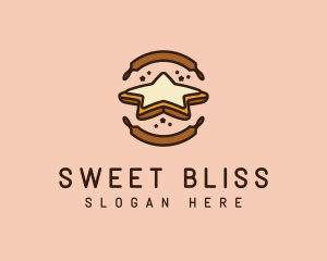 Pastry Star Biscuit logo design