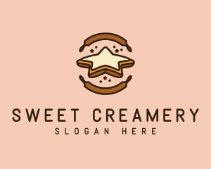 Pastry Star Biscuit logo design