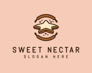 Pastry Star Biscuit logo design