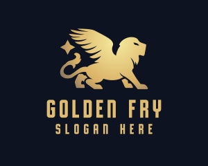 Golden Lion Premium Business logo design