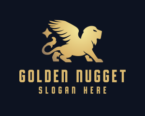 Golden Lion Premium Business logo design