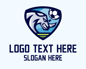 League - Soccer Rhino Shield logo design