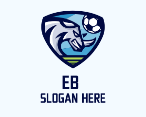 Ball - Soccer Rhino Shield logo design