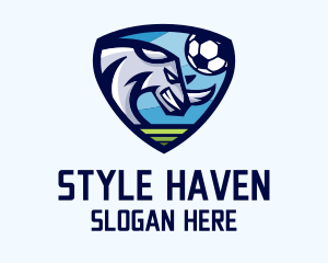 College - Soccer Rhino Shield logo design