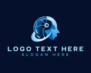 Programming - Cyborg Artificial Intelligence logo design