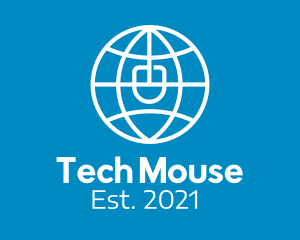 Global Mouse Sphere logo design