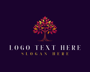 Lifestyle - Leaf Tree Branches logo design