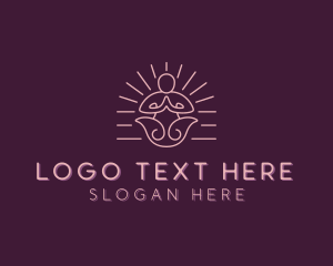 Relax - Yoga Relaxation Wellness logo design