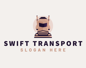 Truck Haulage Delivery logo design