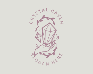 Crystals - Crystals Jewelry Hand logo design